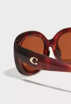 Солнцезащитные очки COACH, светло-коричневый