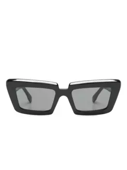 Солнцезащитные очки Coccodrillo в прямоугольной оправе Retrosuperfuture, черный