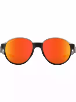 Солнцезащитные очки Coinflip в круглой оправе Oakley, черный