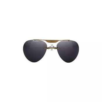 Солнцезащитные очки Coperni Clip On Aviator Sunglasses, черный