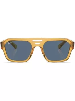 Солнцезащитные очки Corrigan Bio-Based в квадратной оправе Ray-Ban, желтый
