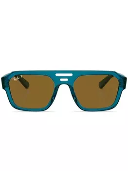 Солнцезащитные очки Corrigan Bio-Based в квадратной оправе Ray-Ban, синий