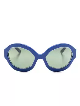 Солнцезащитные очки Cumulus Cloud в овальной оправе Marni Eyewear, синий