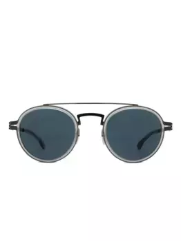 Солнцезащитные очки Dakota в круглой оправе Ic! Berlin, серый