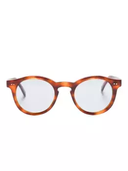 Солнцезащитные очки Danny в круглой оправе Family Affair, коричневый