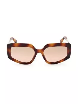 Солнцезащитные очки Design7 55MM с геометрическим рисунком Max Mara