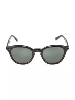 Солнцезащитные очки Desmon 50MM Pantos Oliver Peoples, черный