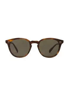 Солнцезащитные очки десмон Oliver Peoples, цвет tuscany tortoise