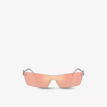 Солнцезащитные очки dg2292 в металлической оправе-бабочке Dolce & Gabbana, серебряный