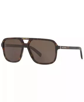 Солнцезащитные очки, DG4354 58 Dolce&Gabbana, коричневый