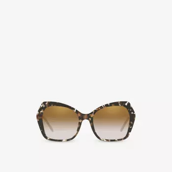 Солнцезащитные очки dg4399 в ацетатной оправе-бабочке Dolce & Gabbana, желтый