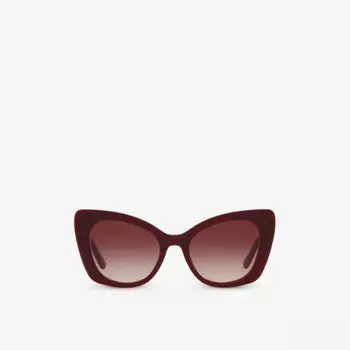 Солнцезащитные очки dg4405 в ацетатной оправе-бабочке Dolce & Gabbana, красный