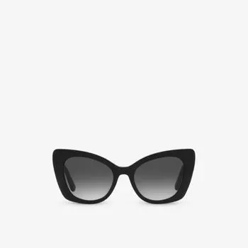Солнцезащитные очки dg4405 в ацетатной оправе-бабочке Dolce & Gabbana, черный
