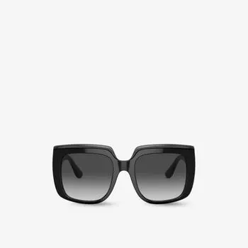 Солнцезащитные очки dg4414 в квадратной оправе из ацетата ацетата Dolce & Gabbana, черный