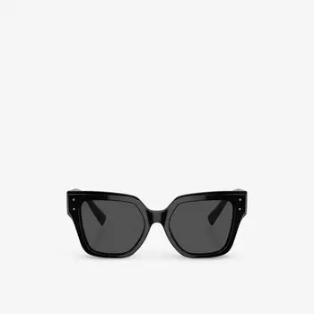 Солнцезащитные очки Dg4471 в квадратной оправе из ацетата Dolce & Gabbana, черный