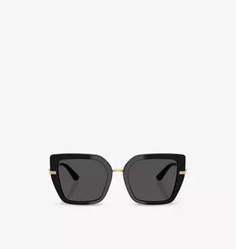 Солнцезащитные очки Dg4474 «кошачий глаз» из ацетата Dolce & Gabbana, черный