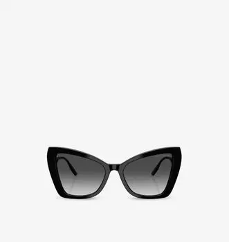 Солнцезащитные очки Dg4489 «кошачий глаз» из ацетата Dolce & Gabbana, черный