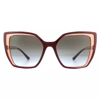 Солнцезащитные очки dg6138 32468g на прозрачно-сером темно-сером градиенте Dolce & Gabbana, черный