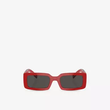 Солнцезащитные очки dg6187 в прямоугольной оправе Dolce & Gabbana, красный