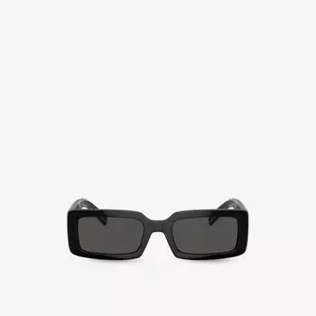 Солнцезащитные очки dg6187 в прямоугольной оправе Dolce & Gabbana, черный