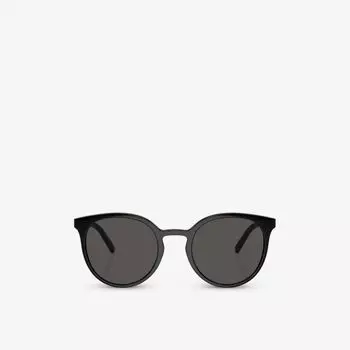 Солнцезащитные очки dg6189u в инъецированной оправе фантос Dolce & Gabbana, черный