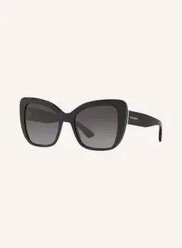 Солнцезащитные очки dg 4348 DOLCE & GABBANA, черный/серый градиент