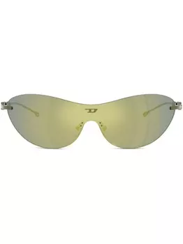 Солнцезащитные очки Diesel Iconic, зеленый