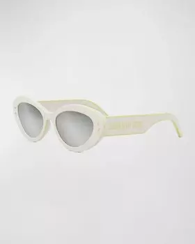 Солнцезащитные очки DiorPacific B1U, цвет Ivory Brown