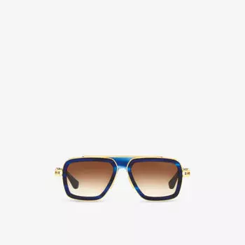 Солнцезащитные очки Dita lxn "авиаторы" в оправе из ацетата, синий