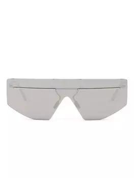 Солнцезащитные очки для подиума Prada Eyewear, серебряный