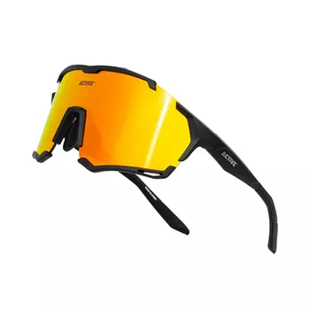Солнцезащитные очки для велоспорта Active KA-093, матово-черный/черный