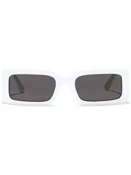 Солнцезащитные очки DNA в прямоугольной оправе Dolce & Gabbana Eyewear, белый