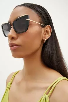 Солнцезащитные очки Dolce & Gabbana, черный