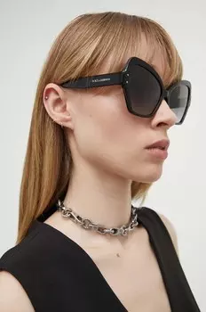 Солнцезащитные очки Dolce & Gabbana, черный
