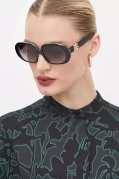 Солнцезащитные очки Dolce & Gabbana, черный