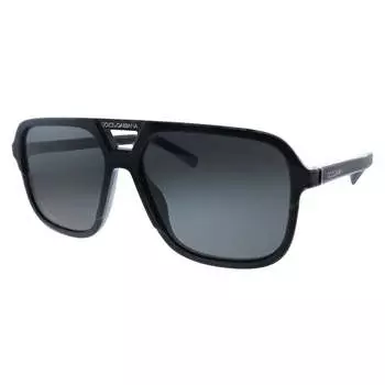 Солнцезащитные очки Dolce & Gabbana DG 4354 501/87 58 мм унисекс квадратные, черный