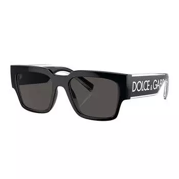Солнцезащитные очки Dolce & Gabbana DG 6184 501/87 52 мм унисекс квадратные, черный