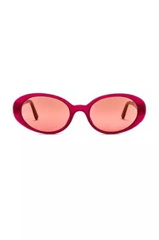 Солнцезащитные очки Dolce & Gabbana Oval, цвет Milky Pink