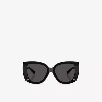 Солнцезащитные очки Dolce & Gabbana с квадратной оправой из ацетата, черный