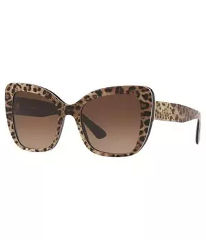 Солнцезащитные очки Dolce Gabbana, зеленый