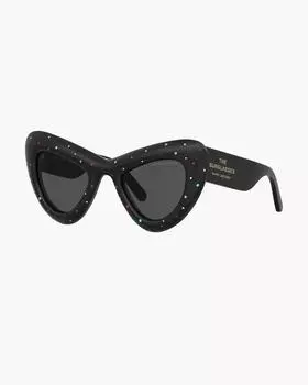 Солнцезащитные очки Doll Crystal Marc Jacobs, цвет Black Multi