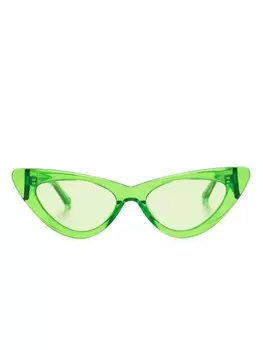 Солнцезащитные очки Dora из коллаборации с The Attico Linda Farrow, зеленый