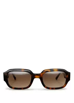 Солнцезащитные очки Downey из ацетата коричневого цвета Messyweekend Cophenagen, коричневый