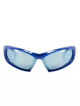 Солнцезащитные очки Dynamo в массивной оправе Balenciaga Eyewear, синий