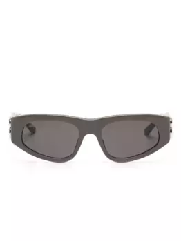Солнцезащитные очки Dynasty в D-образной оправе Balenciaga Eyewear, коричневый