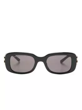 Солнцезащитные очки Dynasty в прямоугольной оправе Balenciaga Eyewear, черный