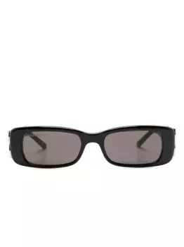 Солнцезащитные очки Dynasty в прямоугольной оправе Balenciaga Eyewear, черный