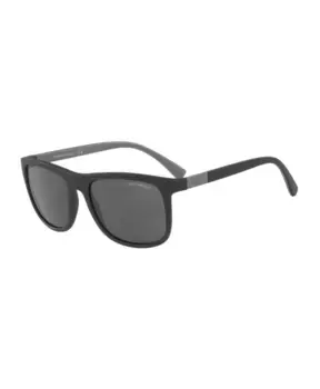 Солнцезащитные очки Ea4079 матовые Emporio Armani, черный