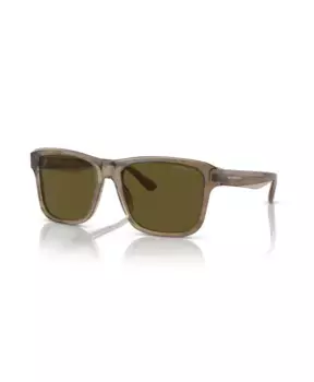 Солнцезащитные очки ea 4214 Emporio Armani, коричневый