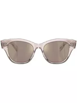 Солнцезащитные очки Eadie в оправе 'кошачий глаз' Oliver Peoples, серый